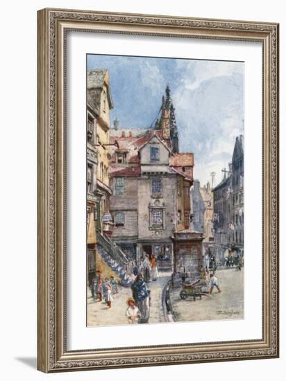 John Knox's House, High Street-John Fulleylove-Framed Giclee Print