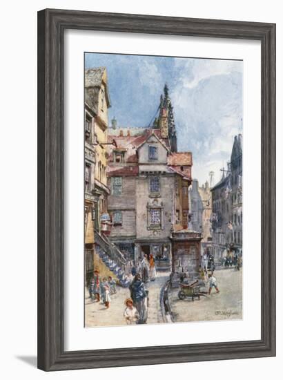 John Knox's House, High Street-John Fulleylove-Framed Giclee Print