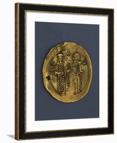 John Komnenos Aureus, Usurper of Byzantine Empire, Verso, Byzantine Coins, 12th Century-null-Framed Giclee Print