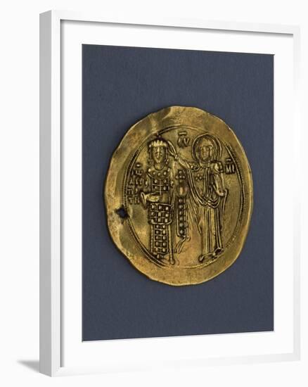 John Komnenos Aureus, Usurper of Byzantine Empire, Verso, Byzantine Coins, 12th Century-null-Framed Giclee Print