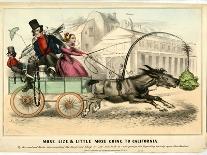 Mose, Lize, and Little Mose Going to California, 1849-John L. Magee-Laminated Giclee Print