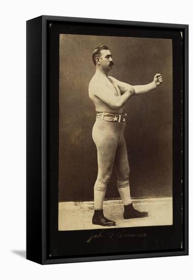 John L Sullivan (1858-1918)-null-Framed Premier Image Canvas