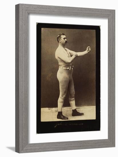 John L Sullivan (1858-1918)-null-Framed Giclee Print