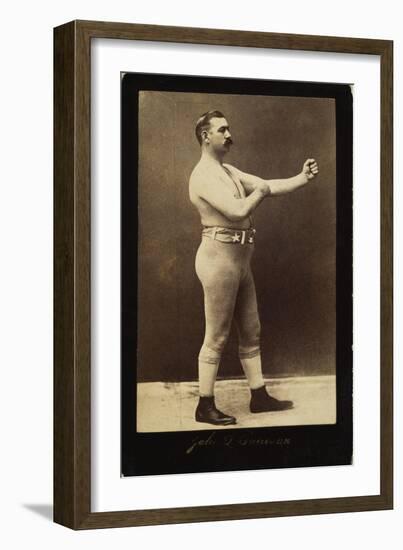 John L Sullivan (1858-1918)-null-Framed Giclee Print