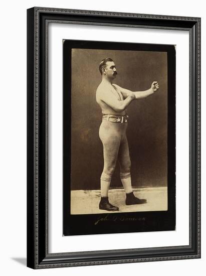 John L Sullivan (1858-1918)-null-Framed Giclee Print