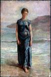 A Saint (Pastel and Watercolor on Paper)-John La Farge or Lafarge-Giclee Print