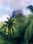 The Peak of Maua Roa, Moorea, Society Islands, 1891-John La Farge-Framed Giclee Print