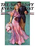 "Out on a Date," Saturday Evening Post Cover, July 14, 1934-John LaGatta-Giclee Print