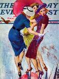"Splashed," Saturday Evening Post Cover, May 20, 1939-John LaGatta-Giclee Print