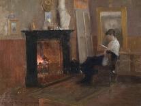 A Quiet Day in the Studio, 1885 (Oil on Canvas)-John Lavery-Giclee Print