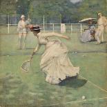 The Golf Course, North Berwick (Oil on Canvas)-John Lavery-Giclee Print
