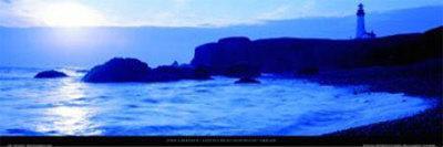 Yaquina Head Lighthouse - Oregon-John Lawrence-Framed Art Print
