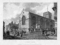 Magdalen Church, from Broad Street, Oxford, 1833-John Le Keux-Framed Giclee Print