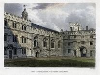 The Quadrangle of Jesus College, Oxford University, C1830S-John Le Keux-Giclee Print