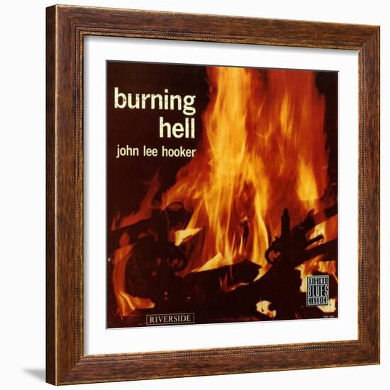 John Lee Hooker - Burning Hell-null-Framed Art Print