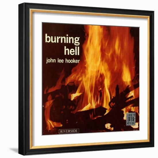 John Lee Hooker - Burning Hell-null-Framed Art Print