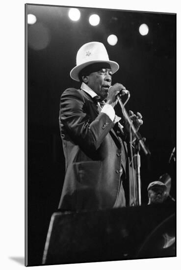 John Lee Hooker, Royal Festival Hall, London, 1988-Brian O'Connor-Mounted Photographic Print