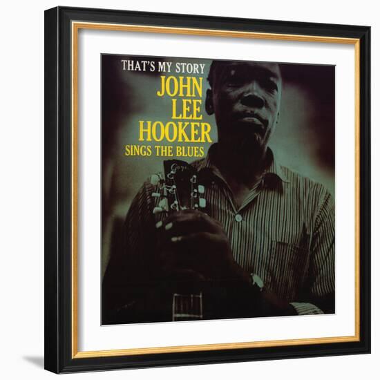 John Lee Hooker - That's My Story-null-Framed Art Print