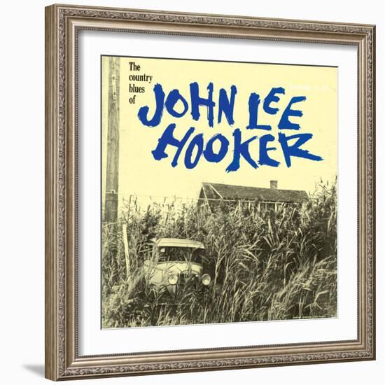 John Lee Hooker - The Country Blues of John Lee Hooker-null-Framed Art Print