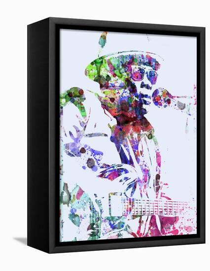 John Lee Hooker-NaxArt-Framed Stretched Canvas