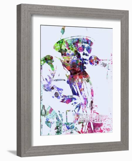 John Lee Hooker-NaxArt-Framed Art Print