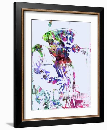 John Lee Hooker-NaxArt-Framed Art Print