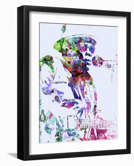 John Lee Hooker-NaxArt-Framed Art Print