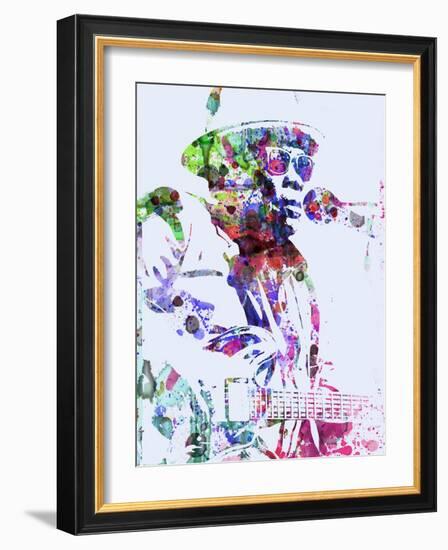 John Lee Hooker-NaxArt-Framed Art Print