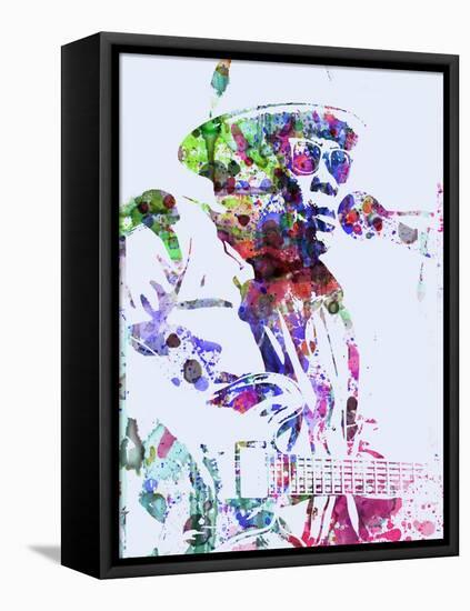 John Lee Hooker-NaxArt-Framed Stretched Canvas