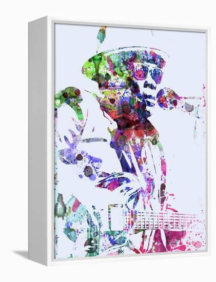 John Lee Hooker-NaxArt-Framed Stretched Canvas