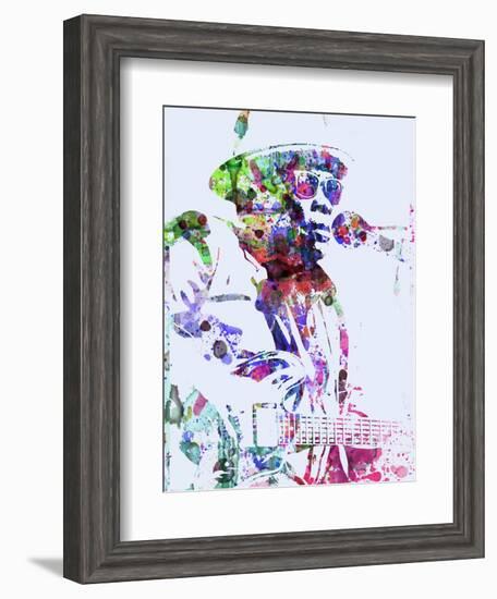 John Lee Hooker-NaxArt-Framed Art Print