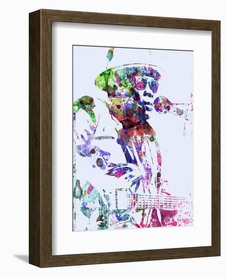 John Lee Hooker-NaxArt-Framed Art Print