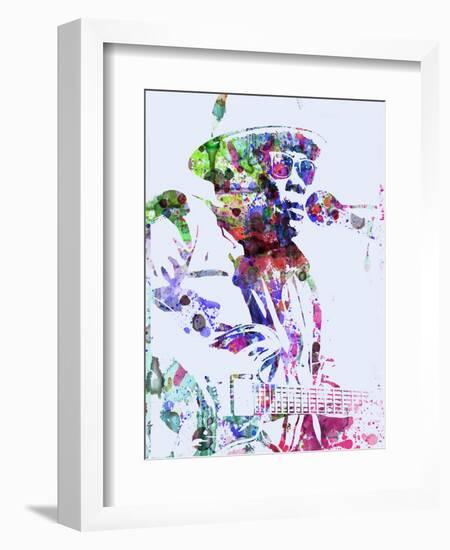 John Lee Hooker-NaxArt-Framed Art Print