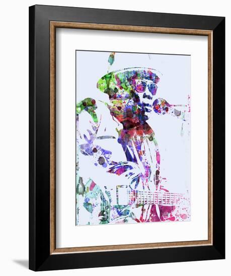 John Lee Hooker-NaxArt-Framed Premium Giclee Print