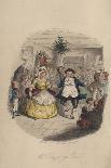 Scene from a Christmas Carol by Charles Dickens, 1843-John Leech-Giclee Print