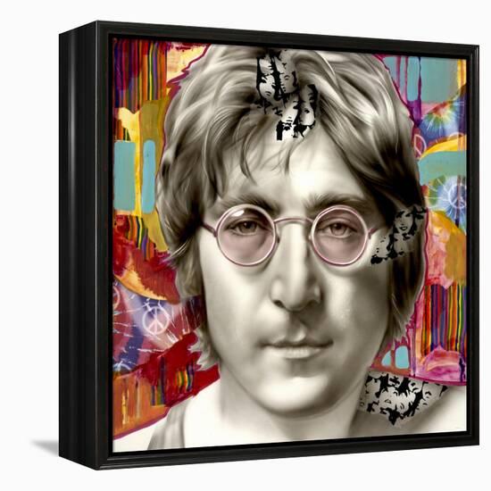 John Lennon: Imagine-Shen-Framed Stretched Canvas