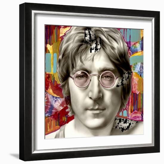 John Lennon: Imagine-Shen-Framed Art Print