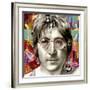 John Lennon: Imagine-Shen-Framed Art Print