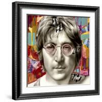 John Lennon: Imagine-Shen-Framed Art Print