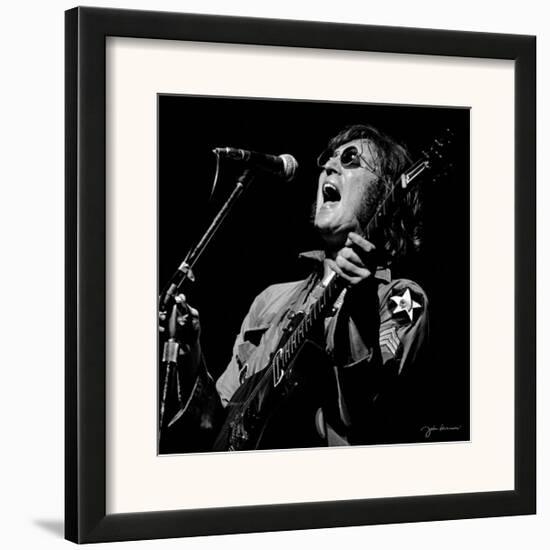 John Lennon in Concert-null-Framed Art Print