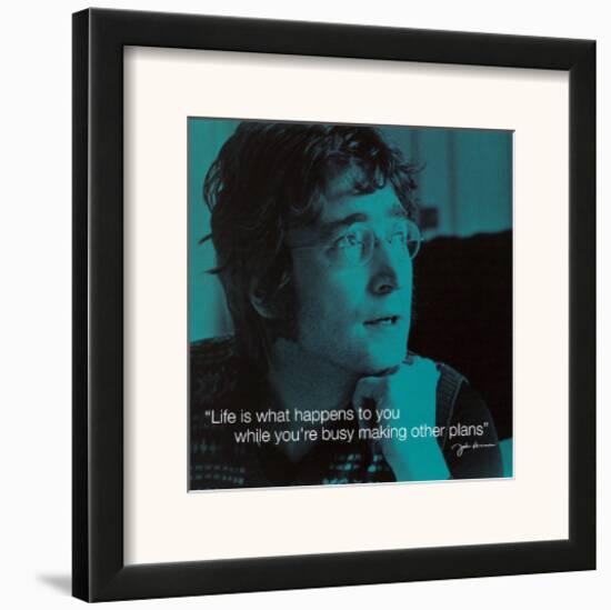 John Lennon: Life-null-Framed Art Print