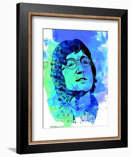 John Lennon Wayercolor-Nelly Glenn-Framed Premium Giclee Print