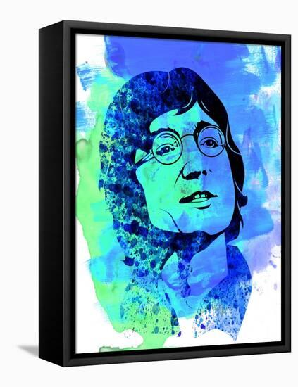 John Lennon Wayercolor-Nelly Glenn-Framed Stretched Canvas