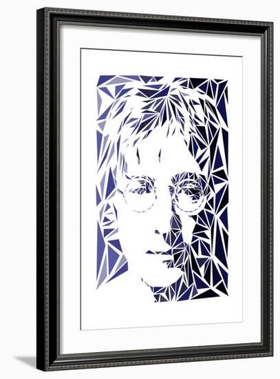 John Lennon-Cristian Mielu-Framed Art Print