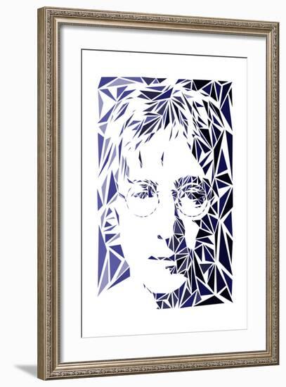 John Lennon-Cristian Mielu-Framed Art Print