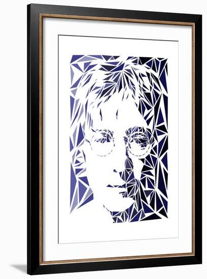 John Lennon-Cristian Mielu-Framed Art Print