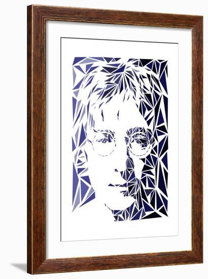 John Lennon-Cristian Mielu-Framed Art Print