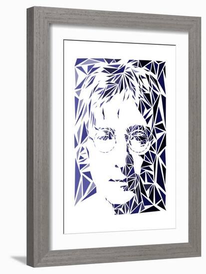 John Lennon-Cristian Mielu-Framed Art Print