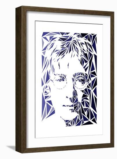 John Lennon-Cristian Mielu-Framed Art Print