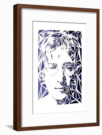 John Lennon-Cristian Mielu-Framed Art Print